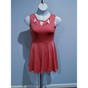 Gaby & Gracie Coral Sleeveless Stretch Dress Size L